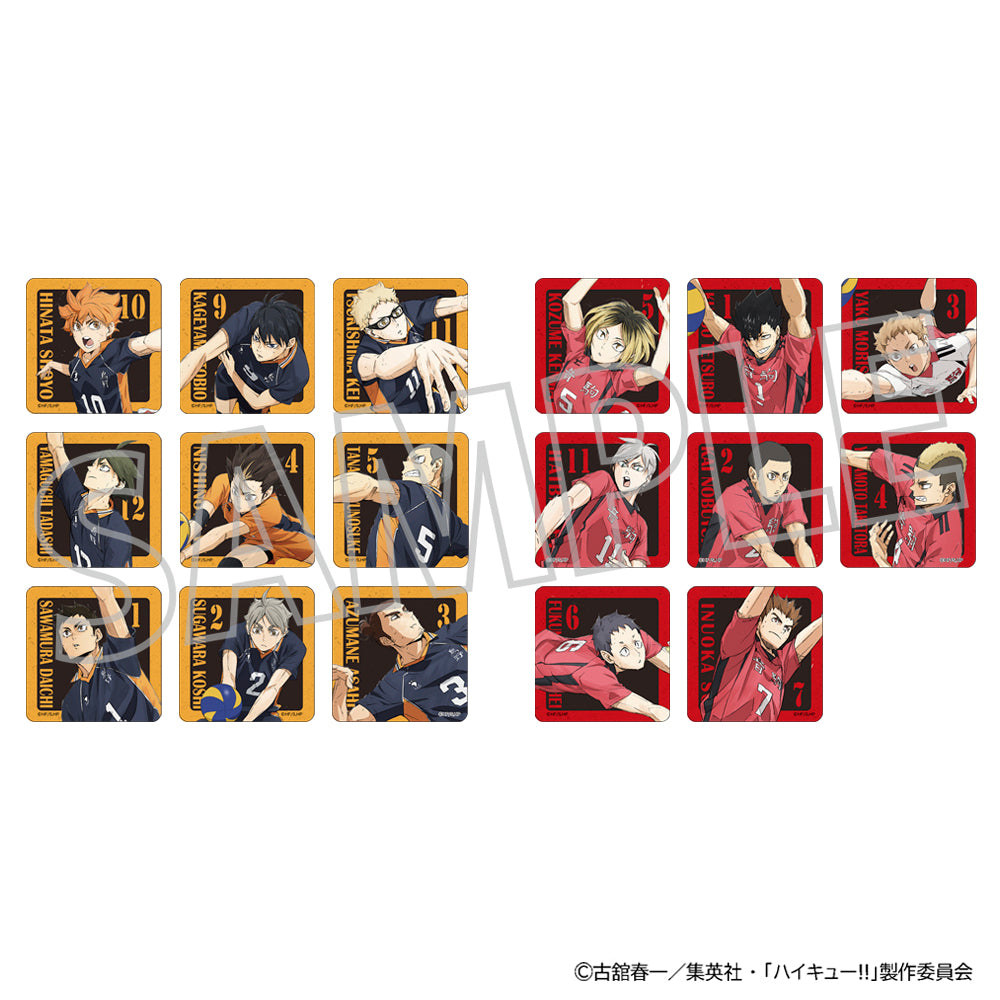 ハイキュー!!_アクリルマルチステッカーコレクション／烏野高校 【BOX／9パック入り】