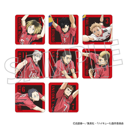 ハイキュー!!_アクリルマルチステッカーコレクション／音駒高校【BOX／8パック入り】