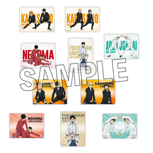 ハイキュー!!_トレーディングホロステッカー　ウォーミングアップ!! BOX