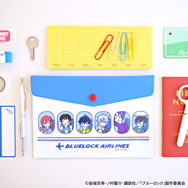 ブルーロック_ビィズニィズ　エンベロープケース（エアライン）