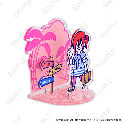 ブルーロック_ビィズニィズ　アクリルジオラマ（千切 豹馬）