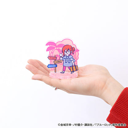 ブルーロック_ビィズニィズ　アクリルジオラマ（千切 豹馬）