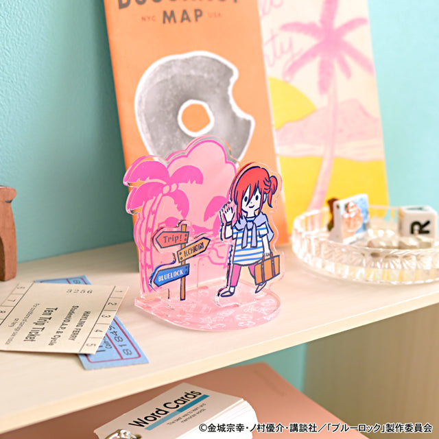 ブルーロック_ビィズニィズ　アクリルジオラマ（千切 豹馬）