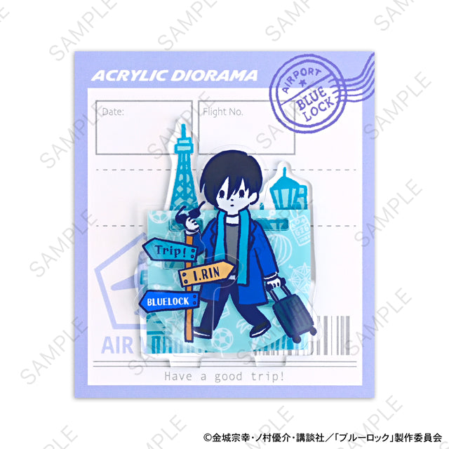 ブルーロック_ビィズニィズ　アクリルジオラマ（糸師 凛）