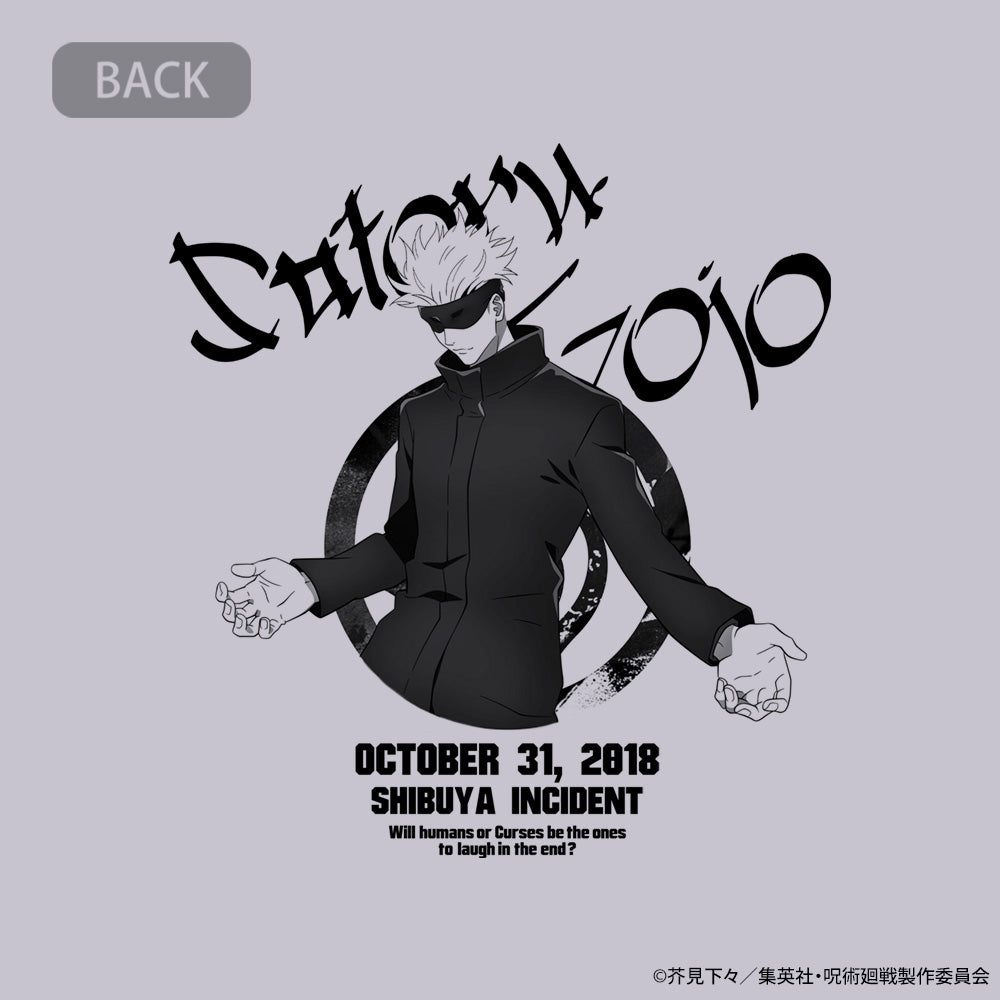 呪術廻戦_XL_五条 悟 ジップパーカー 渋谷事変ver./MIX GRAY