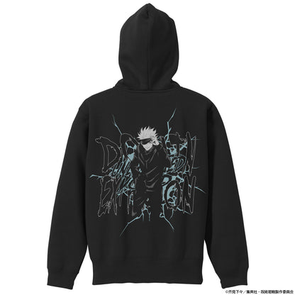 呪術廻戦_XL_五条 悟 ジップパーカー/BLACK