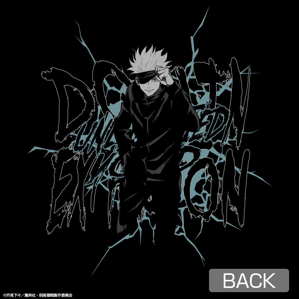 呪術廻戦_XL_五条 悟 ジップパーカー/BLACK