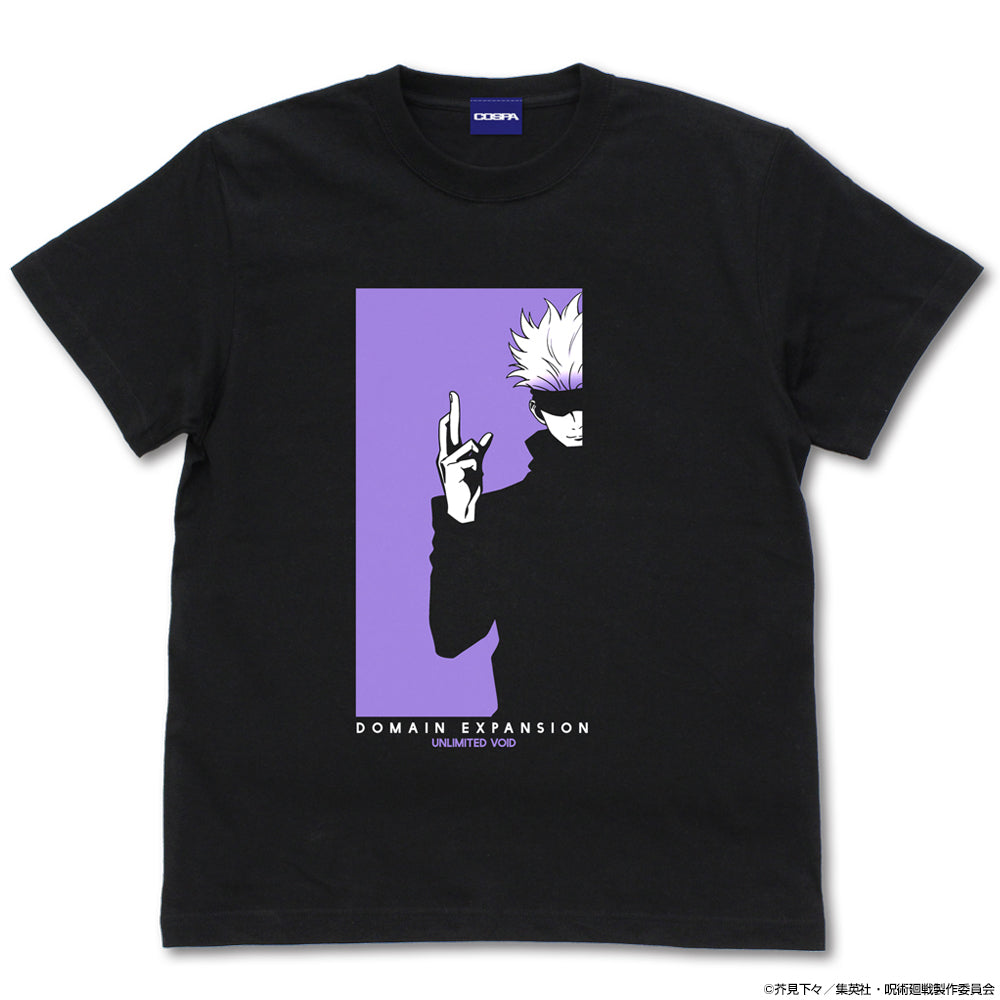 呪術廻戦_XL_五条 悟 Tシャツ/BLACK