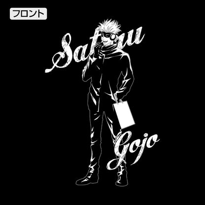 呪術廻戦_XL_描き下ろし 五条 Tシャツ Snow Fes Ver./BLACK