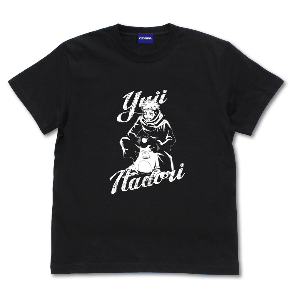 呪術廻戦_XL_描き下ろし 虎杖 Tシャツ Snow Fes Ver./BLACK