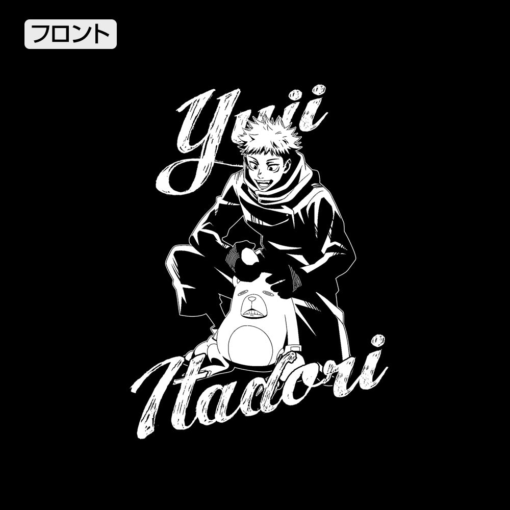 呪術廻戦_XL_描き下ろし 虎杖 Tシャツ Snow Fes Ver./BLACK