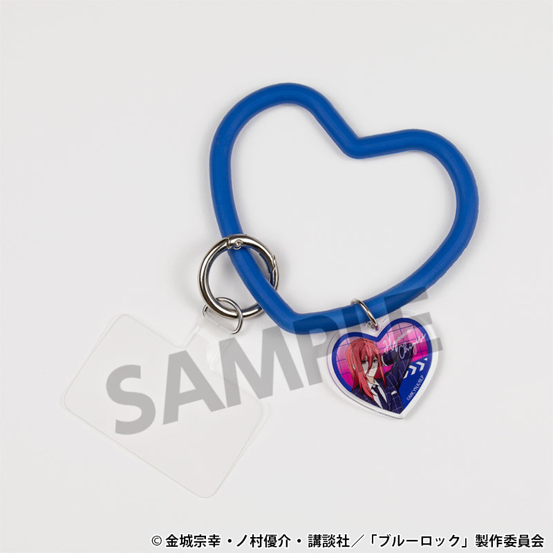 ブルーロック_描き下ろしチャーム付きスマホシリコンリング 千切豹馬