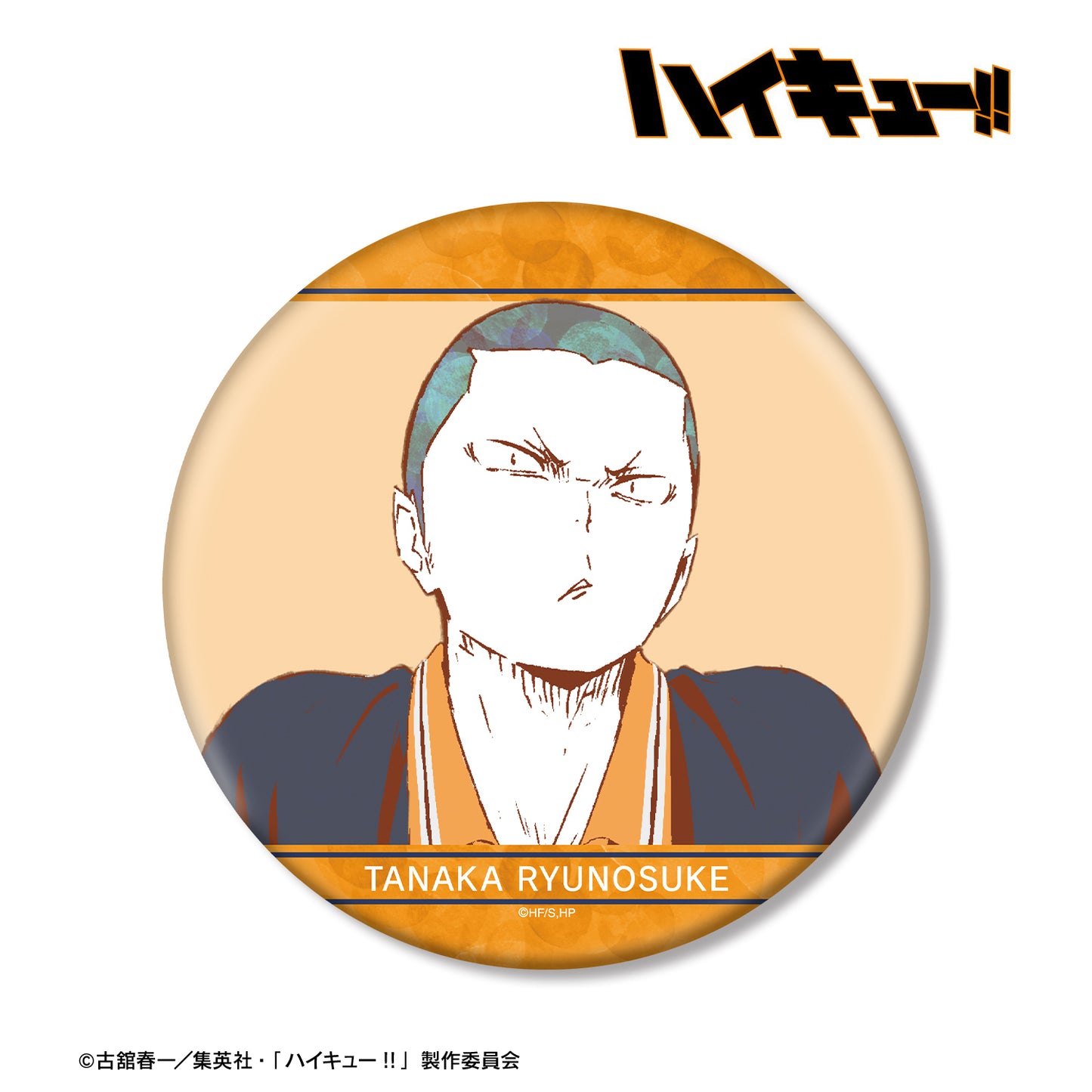 ハイキュー!!_田中龍之介 Ani-Art 第1弾 BIG缶バッジ