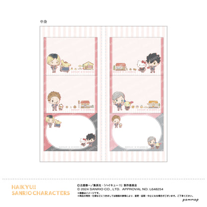 ハイキュー!!×サンリオ_付箋セット（B 音駒高校）	
