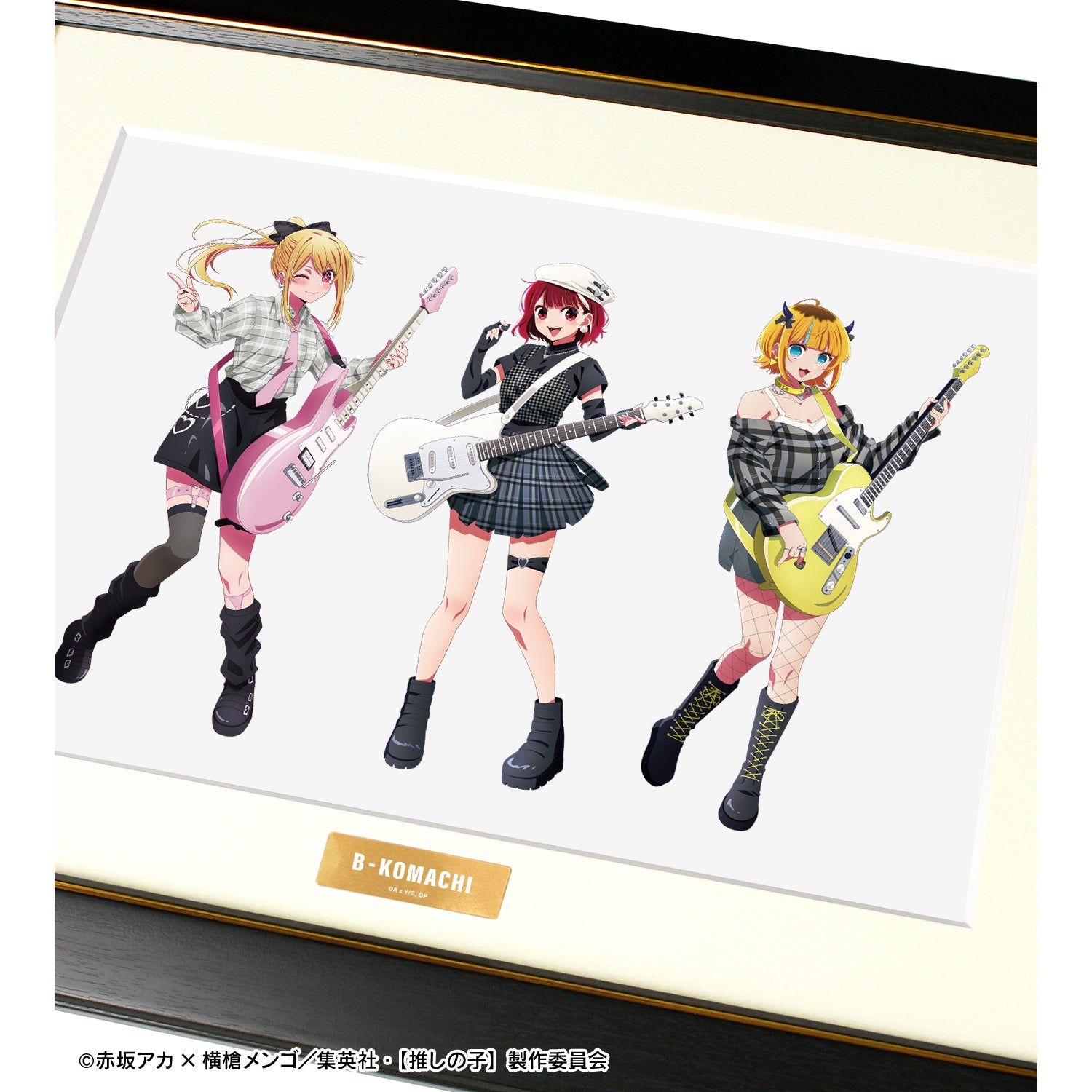 【推しの子】_描き下ろし ルビー&有馬かな&MEMちょ ロックバンドver. キャラファイングラフ