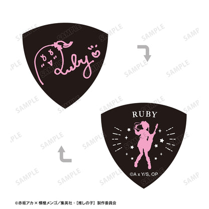 【推しの子】_FERNANDESコラボ 描き下ろし ロックバンドver. アイ&ルビー&有馬かな&MEMちょ ピックセット