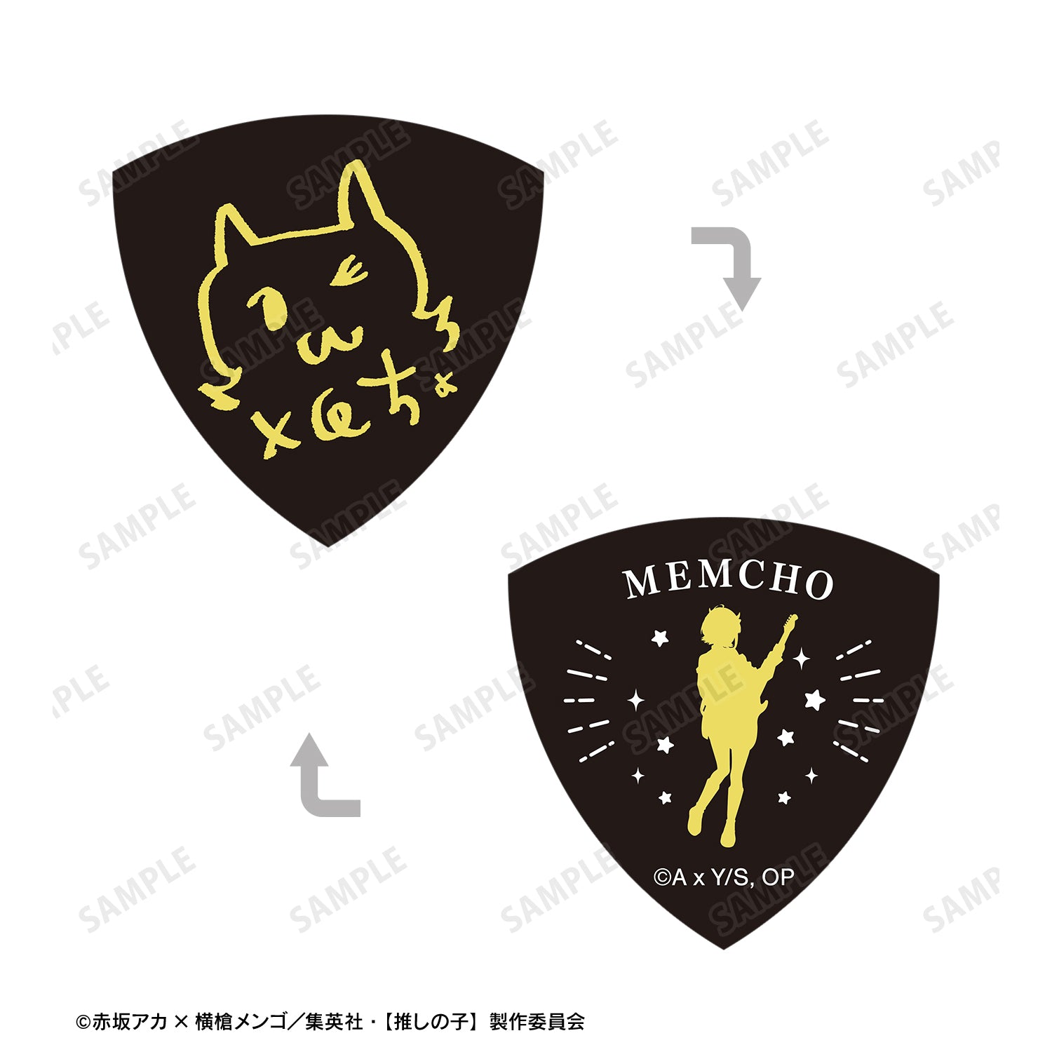 【推しの子】_FERNANDESコラボ 描き下ろし ロックバンドver. アイ&ルビー&有馬かな&MEMちょ ピックセット