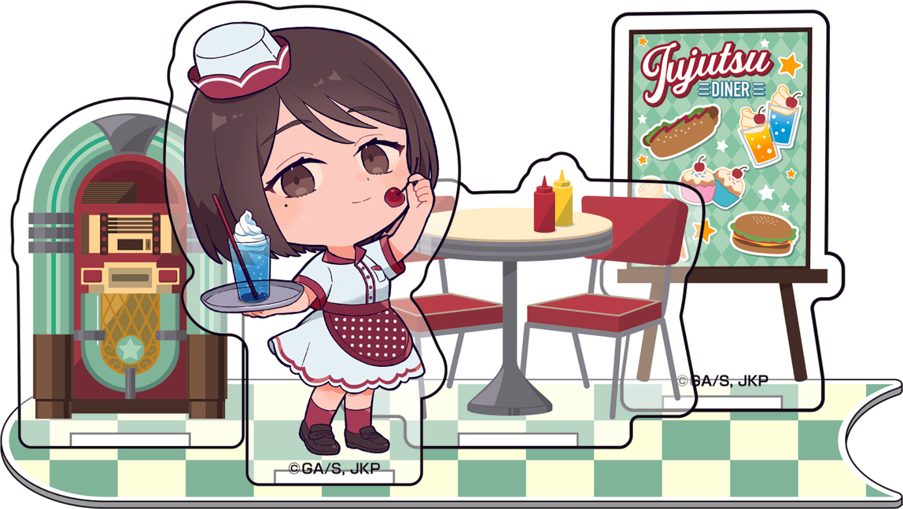 呪術廻戦_ミニアクリルジオラマ【ダイナーver.】③家入硝子