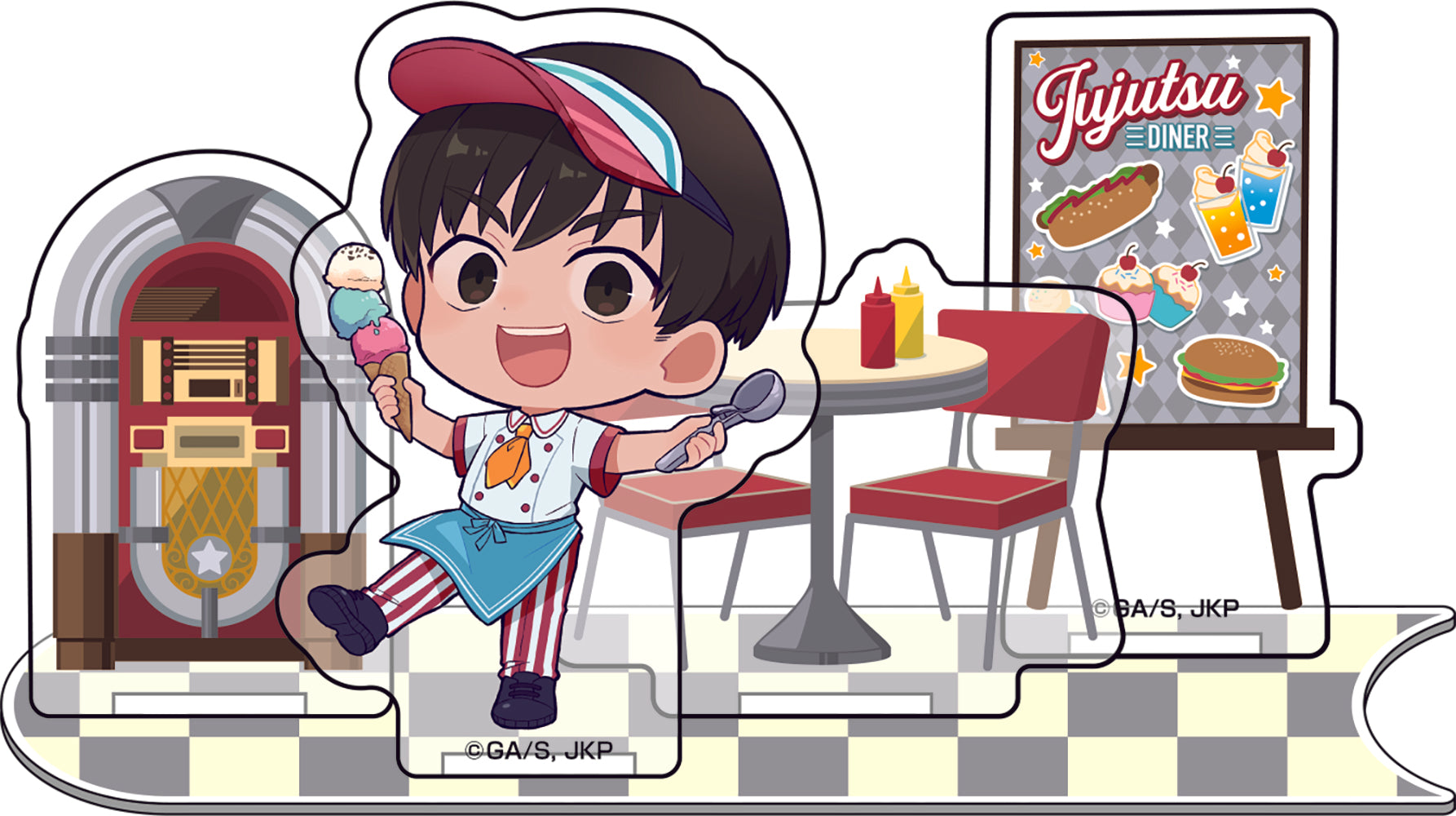 呪術廻戦_ミニアクリルジオラマ【ダイナーver.】⑤灰原雄