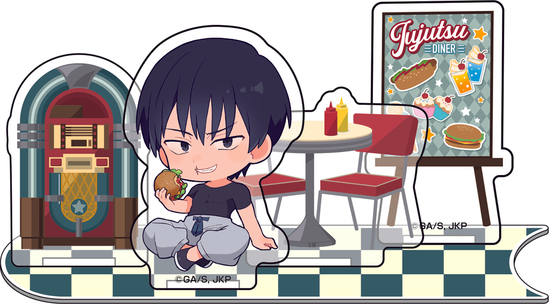 呪術廻戦_ミニアクリルジオラマ【ダイナーver.】⑧伏黒甚爾