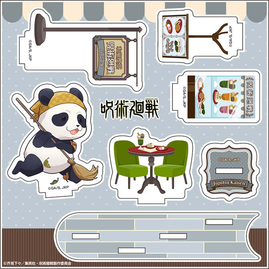 呪術廻戦_ミニアクリルジオラマ【和風喫茶ver.】⑥パンダ
