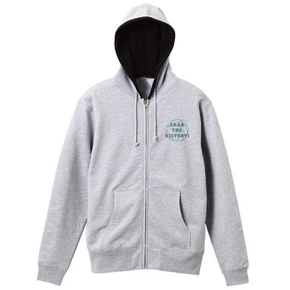 ハイキュー!!_青葉城西高校バレーボール部 応援ジップパーカー/MIX GRAY×BLACK