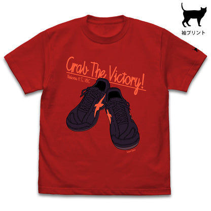 ハイキュー!! TO THE TOP_黒尾鉄朗シューズ Tシャツ/RED-