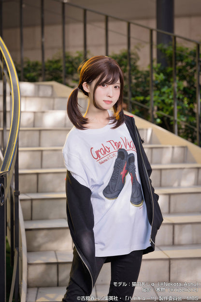 ハイキュー!! TO THE TOP_黒尾鉄朗シューズ Tシャツ/WHITE-