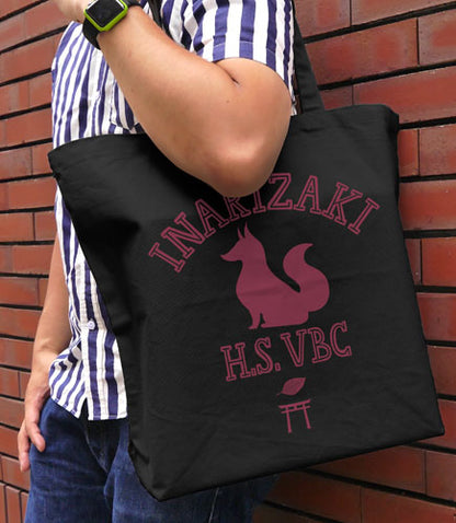 ハイキュー!! TO THE TOP_稲荷崎高校バレーボール部 ラージトート/BLACK-