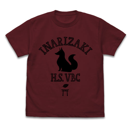 ハイキュー!! TO THE TOP_稲荷崎高校バレーボール部 Tシャツ/BURGUNDY-