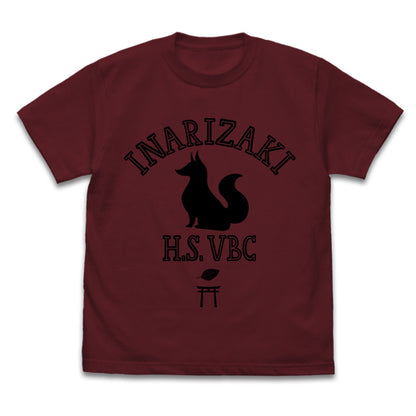 ハイキュー!! TO THE TOP_稲荷崎高校バレーボール部 Tシャツ/BURGUNDY-