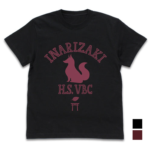 ハイキュー!! TO THE TOP_稲荷崎高校バレーボール部 Tシャツ/BLACK-	