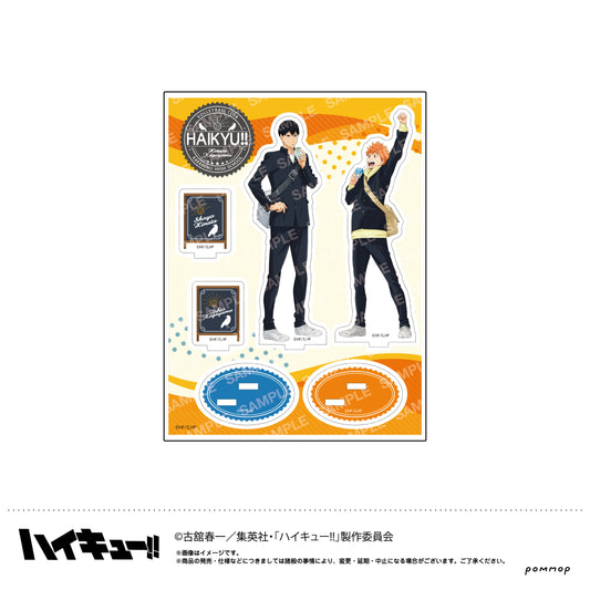 ハイキュー!!_アクリルスタンド-ドリンク版権-(A 日向・影山)