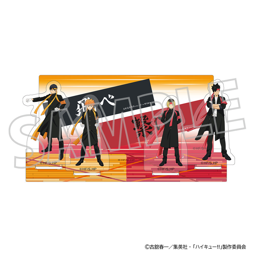 ハイキュー!!_アクリルジオラマ／烏野高校・音駒高校