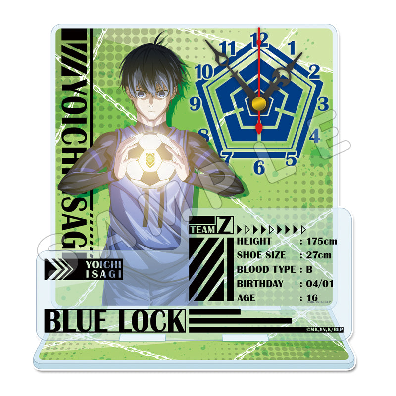 ブルーロック_ミニアクリル置時計【潔 世一】