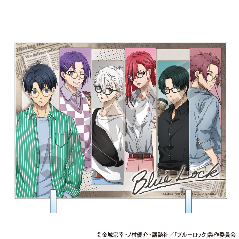 ブルーロック_アクリルパネル　休日メガネ