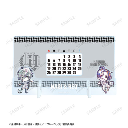 ブルーロック_凪 誠士郎&御影 玲王 デフォルメAni-Art 卓上アクリル万年カレンダー