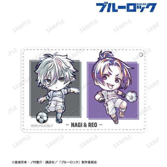 ブルーロック_凪 誠士郎&御影 玲王 デフォルメAni-Art 1ポケットパスケース ver.C