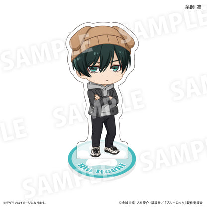 ブルーロック_ミニアクリルスタンド　耳ニットVer.　糸師 凛