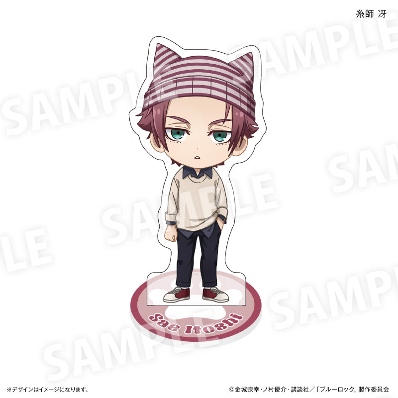 ブルーロック_ミニアクリルスタンド　耳ニットVer.　糸師 冴