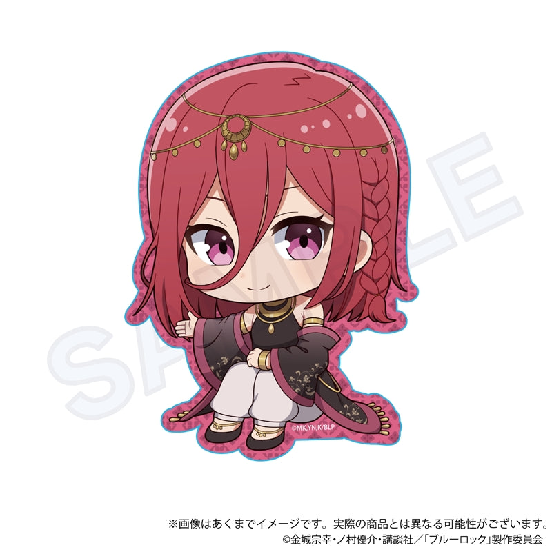 ブルーロック_ミニキャラステッカー アラビアンver.　千切 豹馬