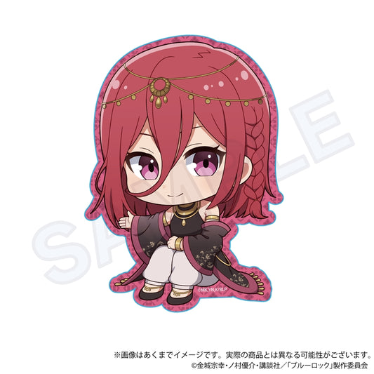 ブルーロック_ミニキャラステッカー アラビアンver.　千切 豹馬