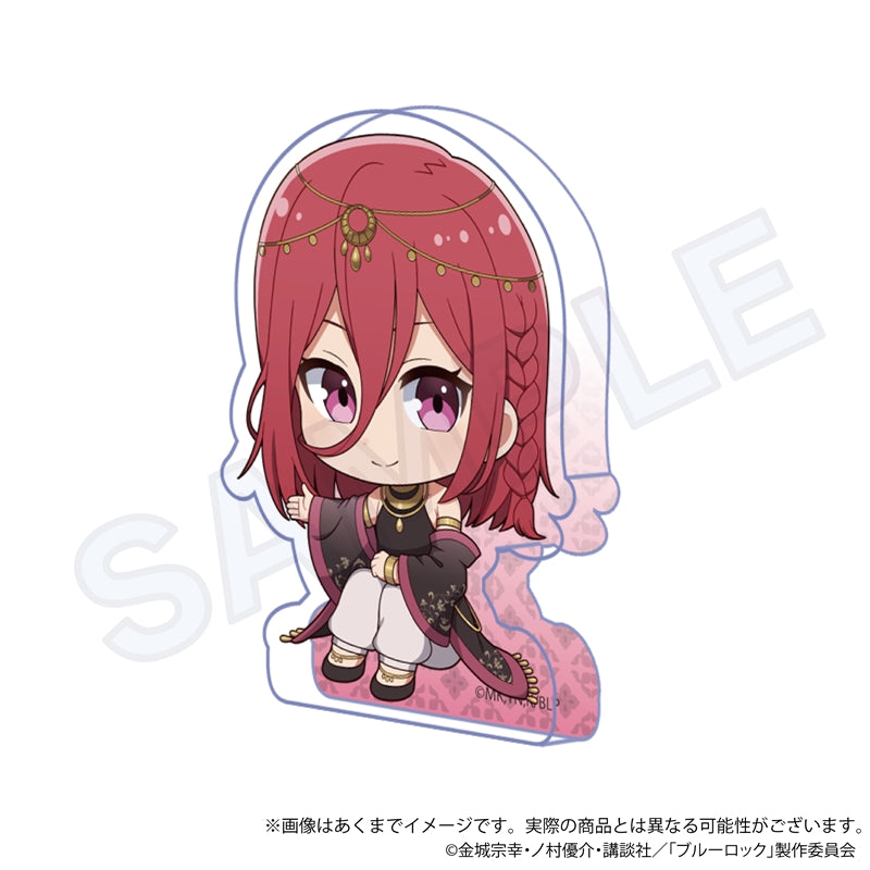 ブルーロック_ミニキャラアクリルブロック アラビアンver.　千切 豹馬