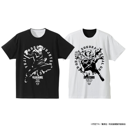 呪術廻戦_虎杖 悠仁 / 宿儺 リバーシブルTシャツ/BLACK×WHITE-