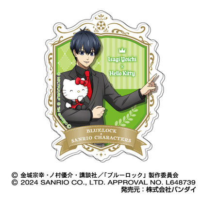 ブルーロック×サンリオキャラクターズ_アクリルバッジ 【BOX】