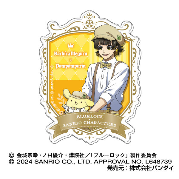 ブルーロック×サンリオキャラクターズ_アクリルバッジ 【BOX】