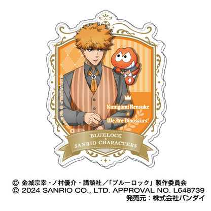 ブルーロック×サンリオキャラクターズ_アクリルバッジ 【BOX】