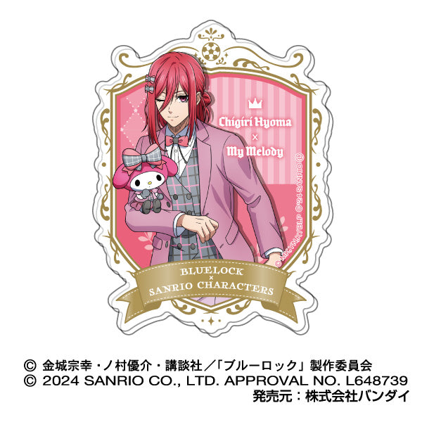ブルーロック×サンリオキャラクターズ_アクリルバッジ 【BOX】