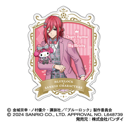 ブルーロック×サンリオキャラクターズ_アクリルバッジ 【BOX】