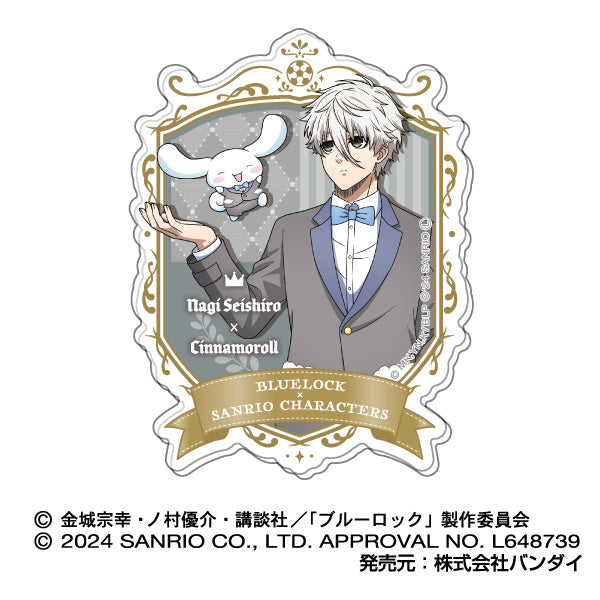 ブルーロック×サンリオキャラクターズ_アクリルバッジ 【BOX】